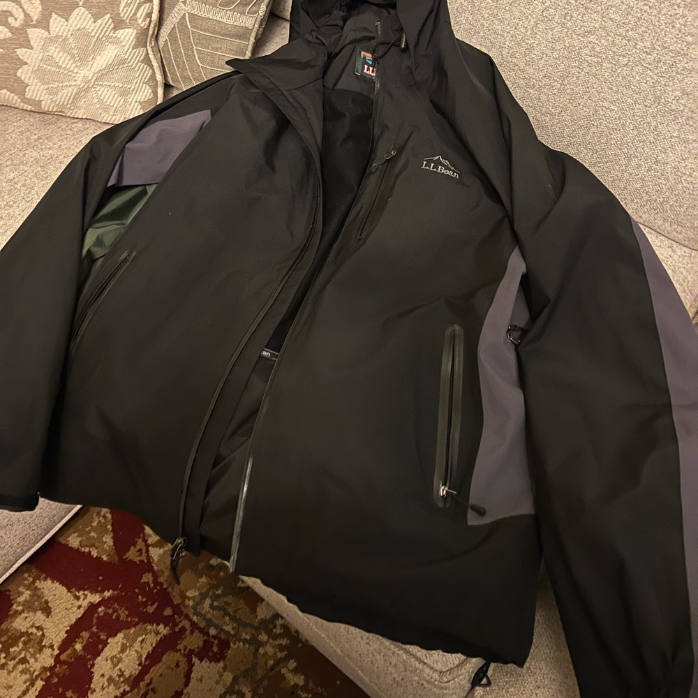 Large kk bean windbreaker/ rain jacket